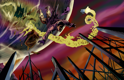 Kal falling from the Sprig to his near certain doom